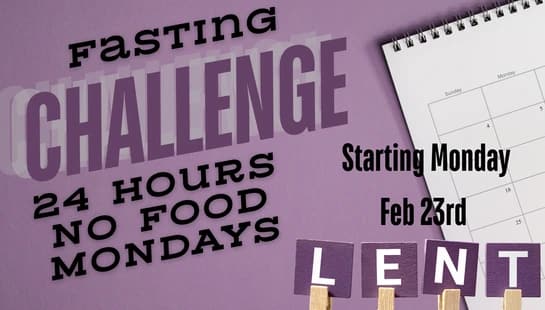 Lent Fasting Challenge